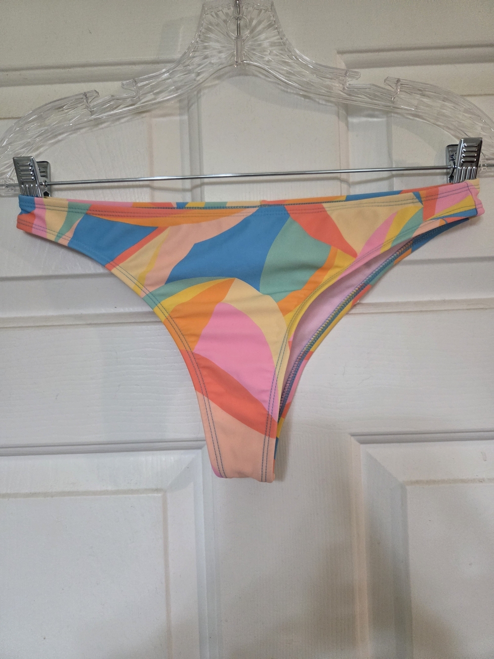❤️ 2 for $15, Colorful Abstract Print Bikini Bottom